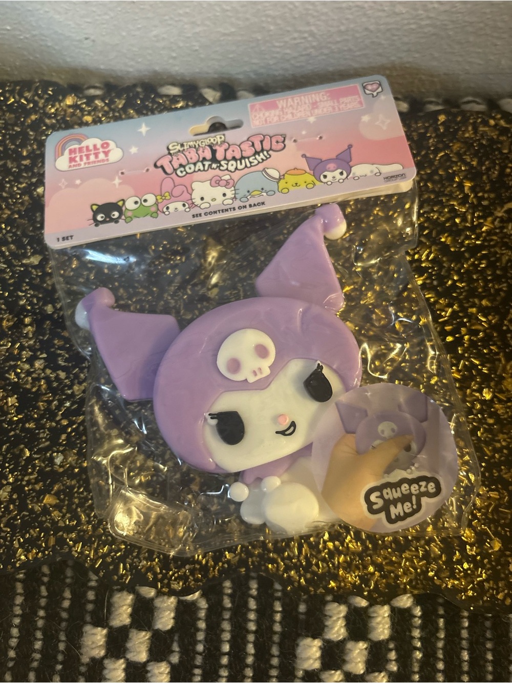Hello Kitty Kuromi Lavender Squeeze Plush Toy